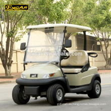 Carro de golf eléctrico de lujo de 2 plazas Carro de golf carro de coche de la batería troyana